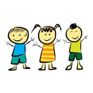 Cartoon children N39