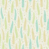 Decorative natural seamless pattern with leaves