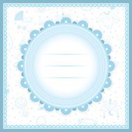 Baby Shower greeting card for Boy
