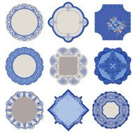 Victorian Tags and Frames - Porcelain