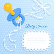 Baby boy shower card N131