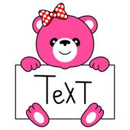 Cartoon bear girl N2