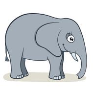 Cartoon Elephant N32