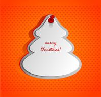 Christmas decorative shape