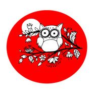 Cute doodle owl