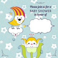 Baby shower invitation card editable template N3