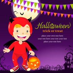 Halloween evil party
