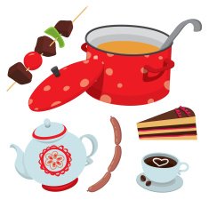 assorted set of home style kitchen items