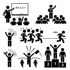 Top Student School Best Outstanding Special Kid Pictogram