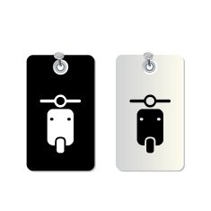 motorcycle label tag