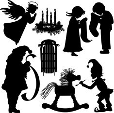 Christmas Holiday Silhouettes