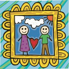 Artsy Framed Couple