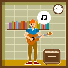 Playing Guitar N10