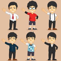 Office Worker Charater Set