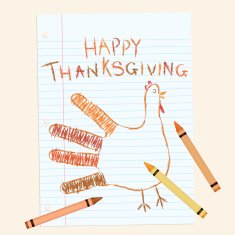 Thanksgiving Turkey Hand N9