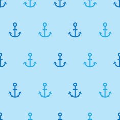 Seamless pattern - anchor