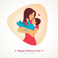 Happy Mothers Day Vector illustration N3