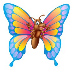 Cartoon Butterfly N12