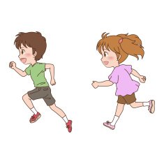children run