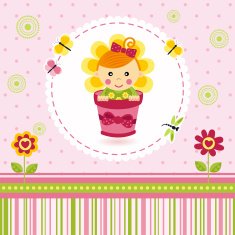 baby girl flower