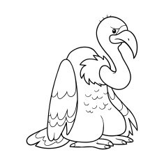 Coloring book (vulture) N2