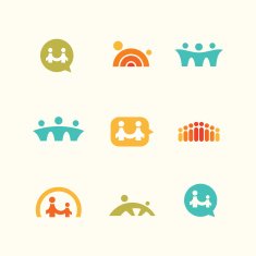 Social support icons