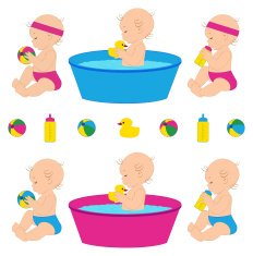 Baby icons set N20