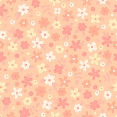 Seamless pattern with cute flowers N9