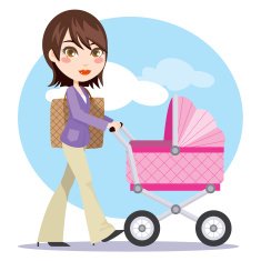 Young Active Mother
