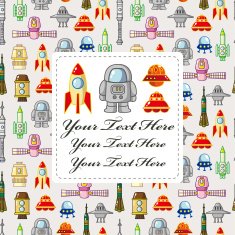 spaceship rocket stickers