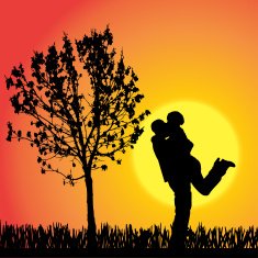 Vector Silhouette Of People N60