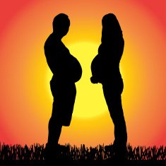 Vector Silhouette Of People N62