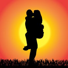Vector Silhouette Of People N63