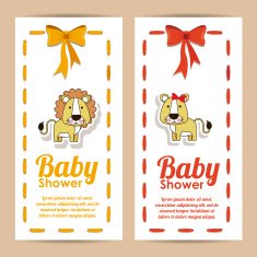 Baby shower design N398