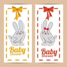 Baby shower design N401