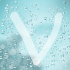 Letter and water drop N20
