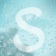 Letter and water drop N21