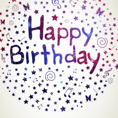 Vector Birthday Card N6