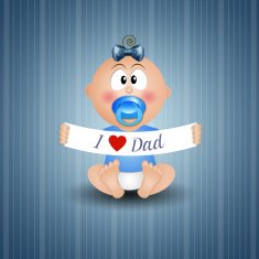 Child with message for Father's Day N4