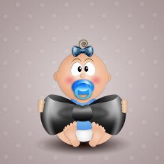 baby with bow tie for Father's Day N2