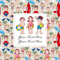 summer people card N3