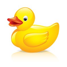 Rubber duck vector illustration free image download