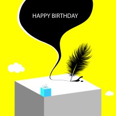 happy birthday card invitation