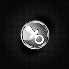 baby pacifier bottle icon N7