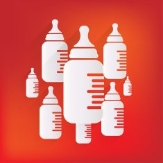 baby pacifier bottle icon N8