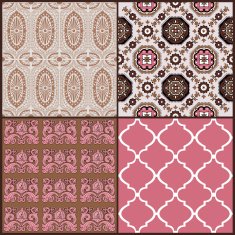 Set of Vintage Tiles Backgrounds