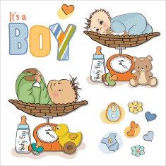 baby boy weighed on the scale items