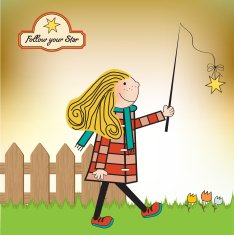 girl following a star N7