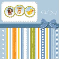 baby shower announcement card N12