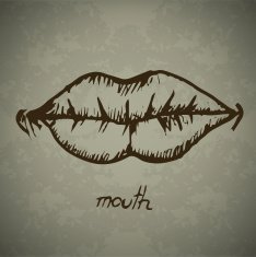 Doodle Human mouth